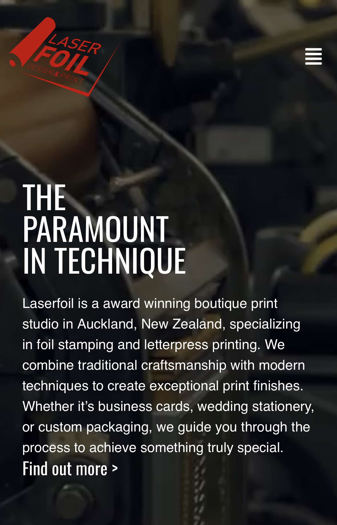 Laserfoil, Website Refresh